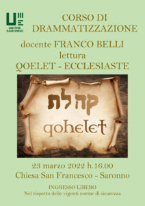 Drammatizzazione Lettura Qoelet - Ecclesiaste 