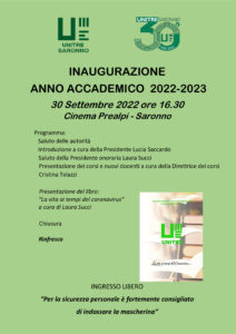 Inaugurazione A.A. 2022-2023