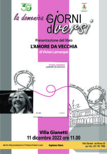 Presentazione del libro L'amore da vecchia